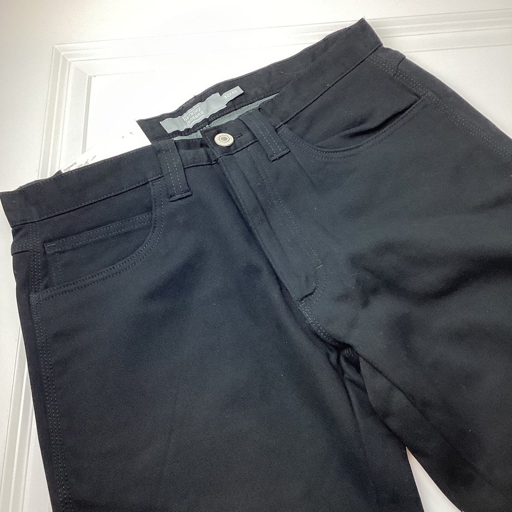 Mens Fleece Lined Carpenter Pants Anthracite Black 32x30 New